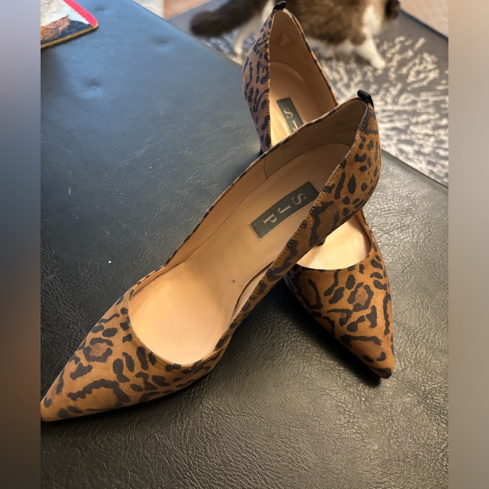 Brand New SJP Collection Rampling Leopard Pointed Toe Pumps - Deadstock